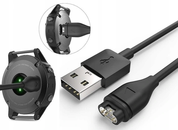 Adapter / Przejściówka TYP-C + Ładowarka do Smartwatcha / Zegarka Garmin - obrazek 3
