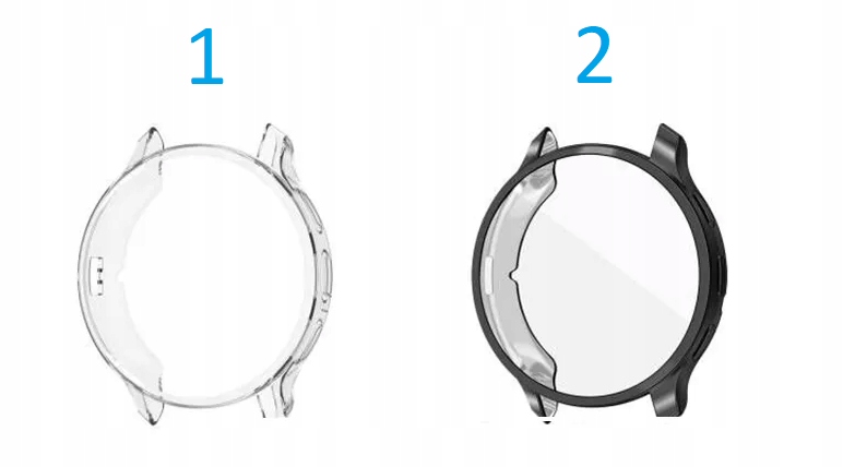 2 X Folia Hydrożelowa + Etui Silikonowe 2w1 Full do Garmin Venu 3s 41mm - obrazek 9