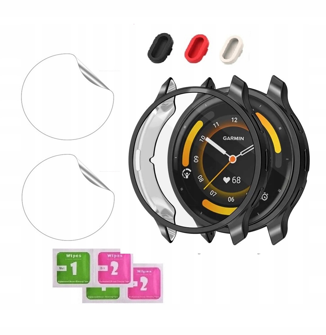 2 X Folia Hydrożelowa + Etui 2w1 Full do Garmin Venu 3 45mm |KOLORY - obrazek 12
