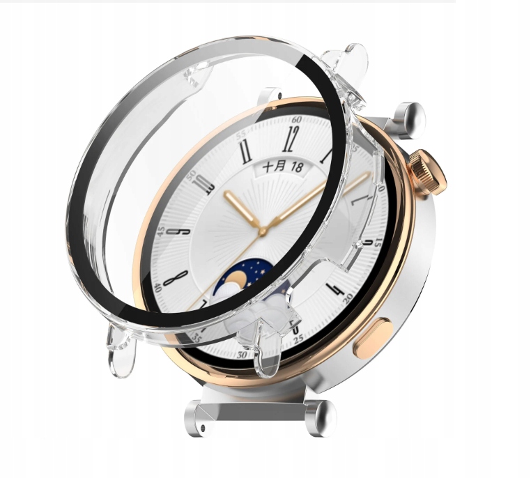 2 X Szkło Hartowane 9H + Etui 2w1 Full do Huawei Watch GT 4 41mm | KOLORY - obrazek 5