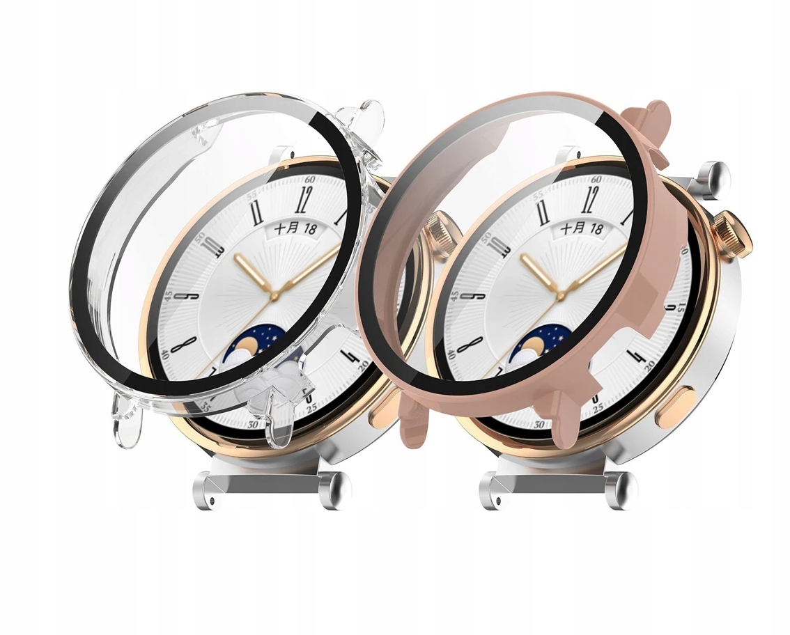 2 X Szkło Hartowane 9H + Etui 2w1 Full do Huawei Watch GT 4 41mm | KOLORY - obrazek 6